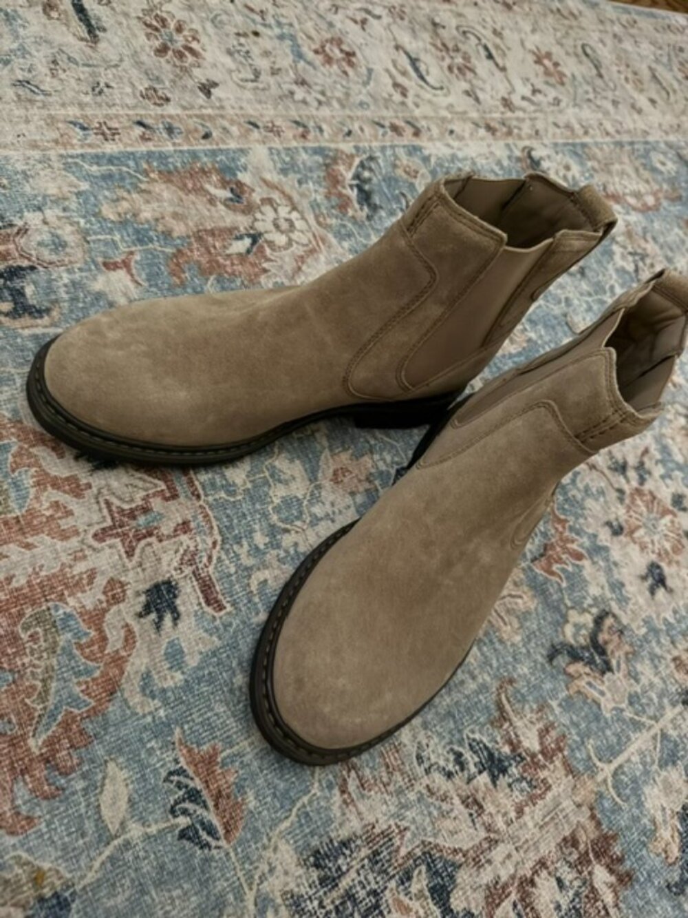 CLARKS Men's Suede Boots - Size 7.5. - NEW (No Box)
